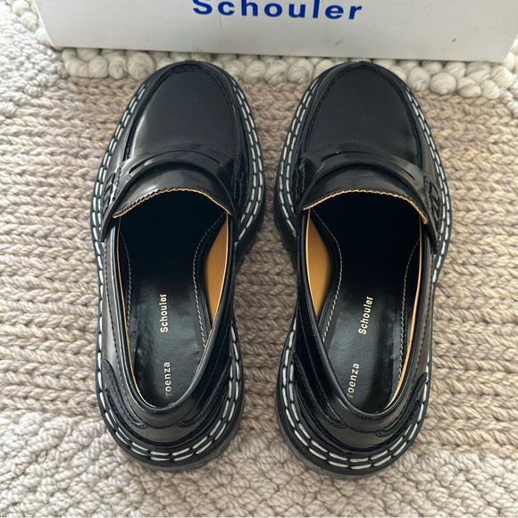 🚫 SOLD: PROENZA SCHOULER Black Lug Sole Platform Loafer - Picture 7 of 10